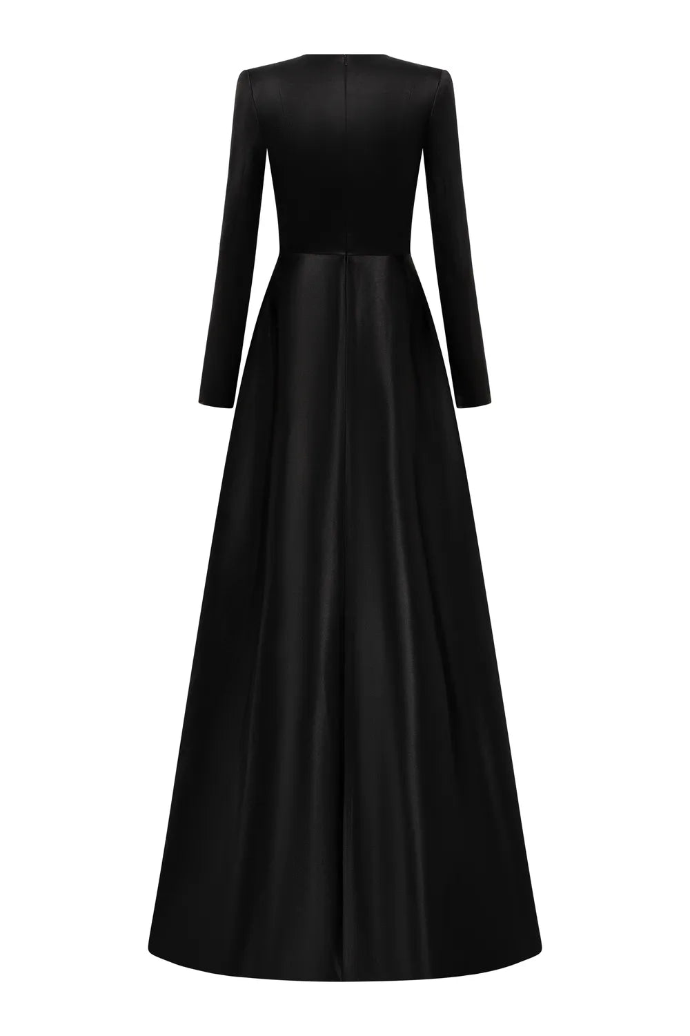 See-through Fishnet Chest Flared Dress