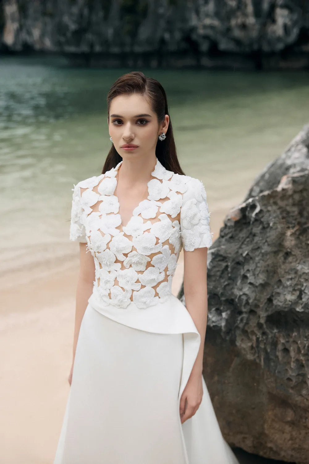 Short Sleeves Flared A-Line Dress