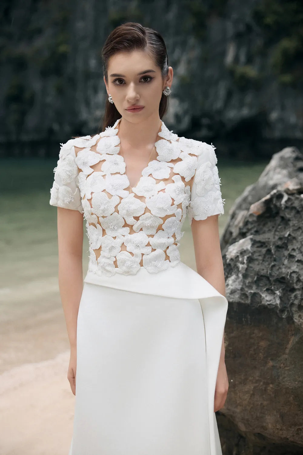 Short Sleeves Flared A-Line Dress