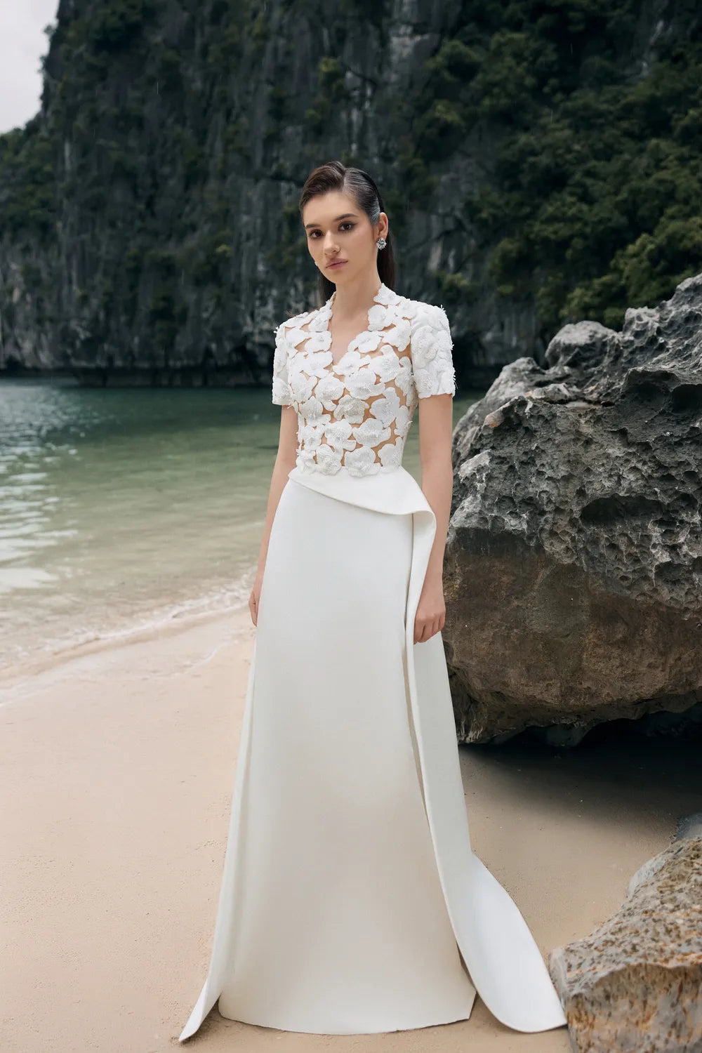 Short Sleeves Flared A-Line Dress