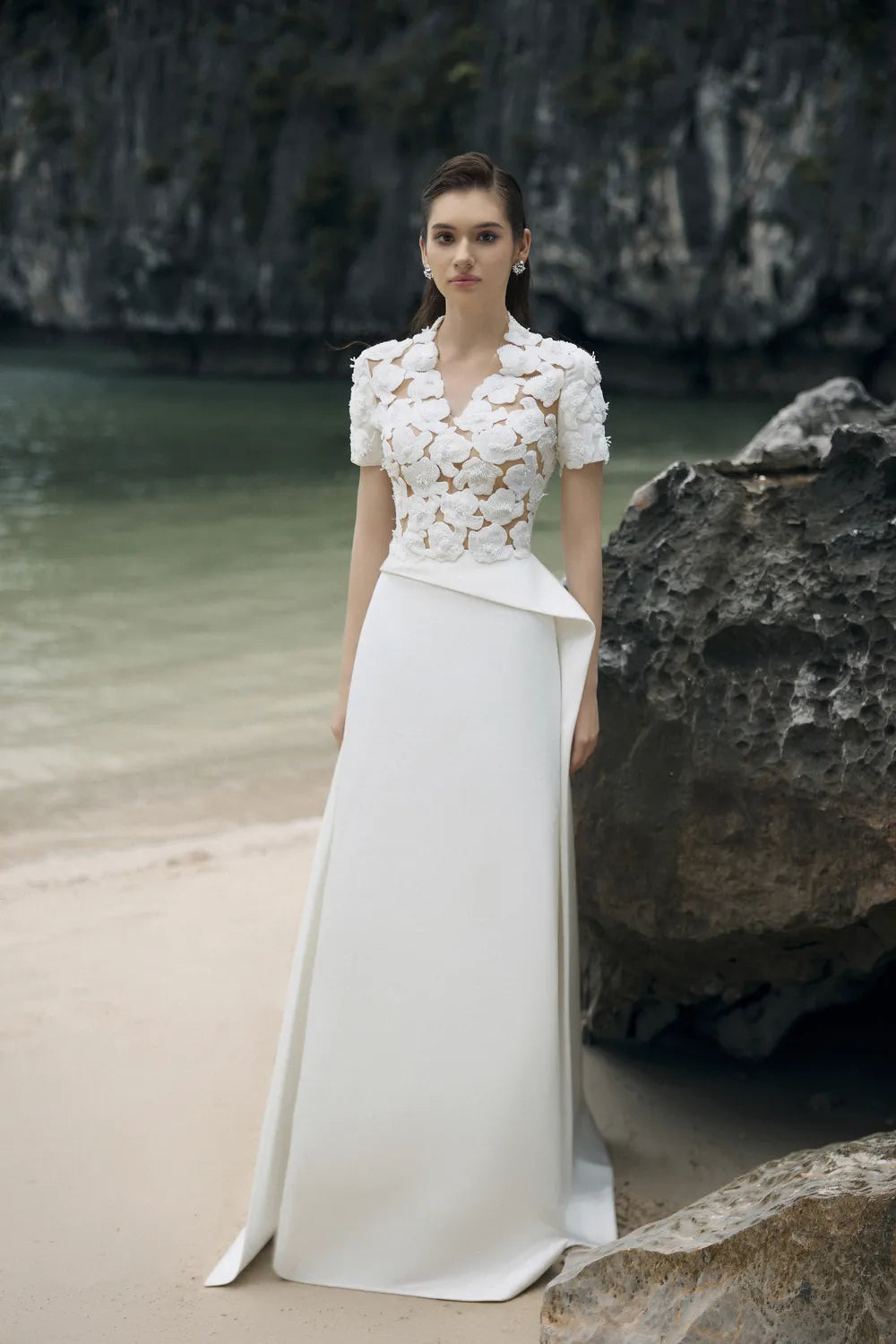 Short Sleeves Flared A-Line Dress