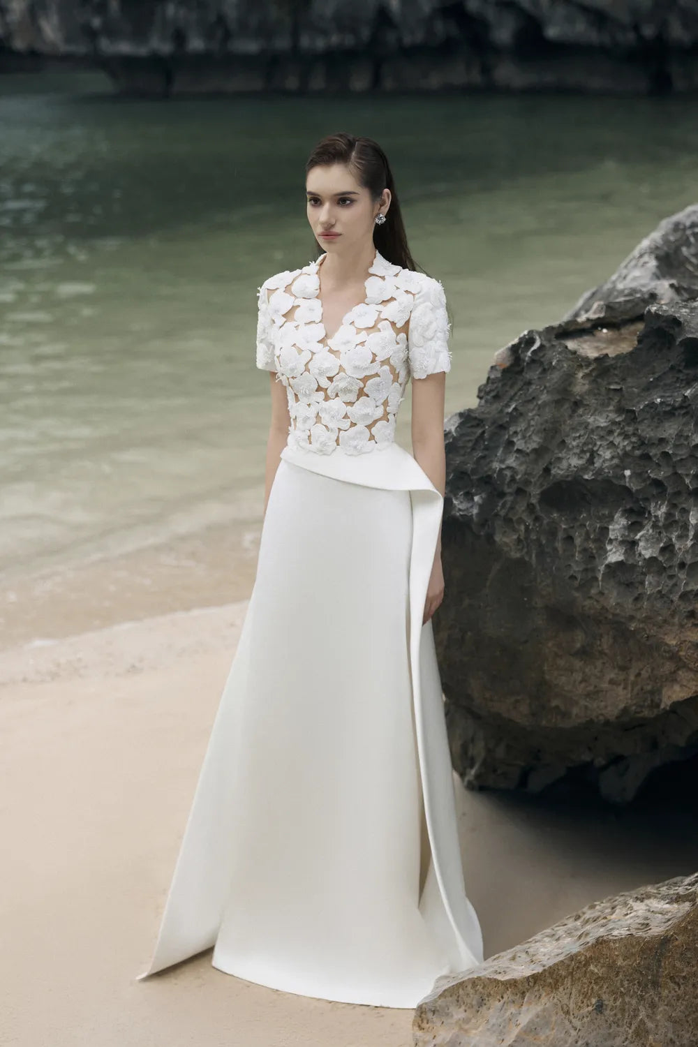 Short Sleeves Flared A-Line Dress