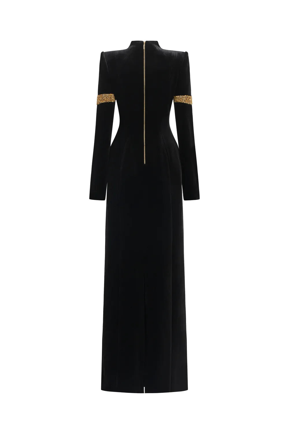 High Neck Long Sleeve Dress
