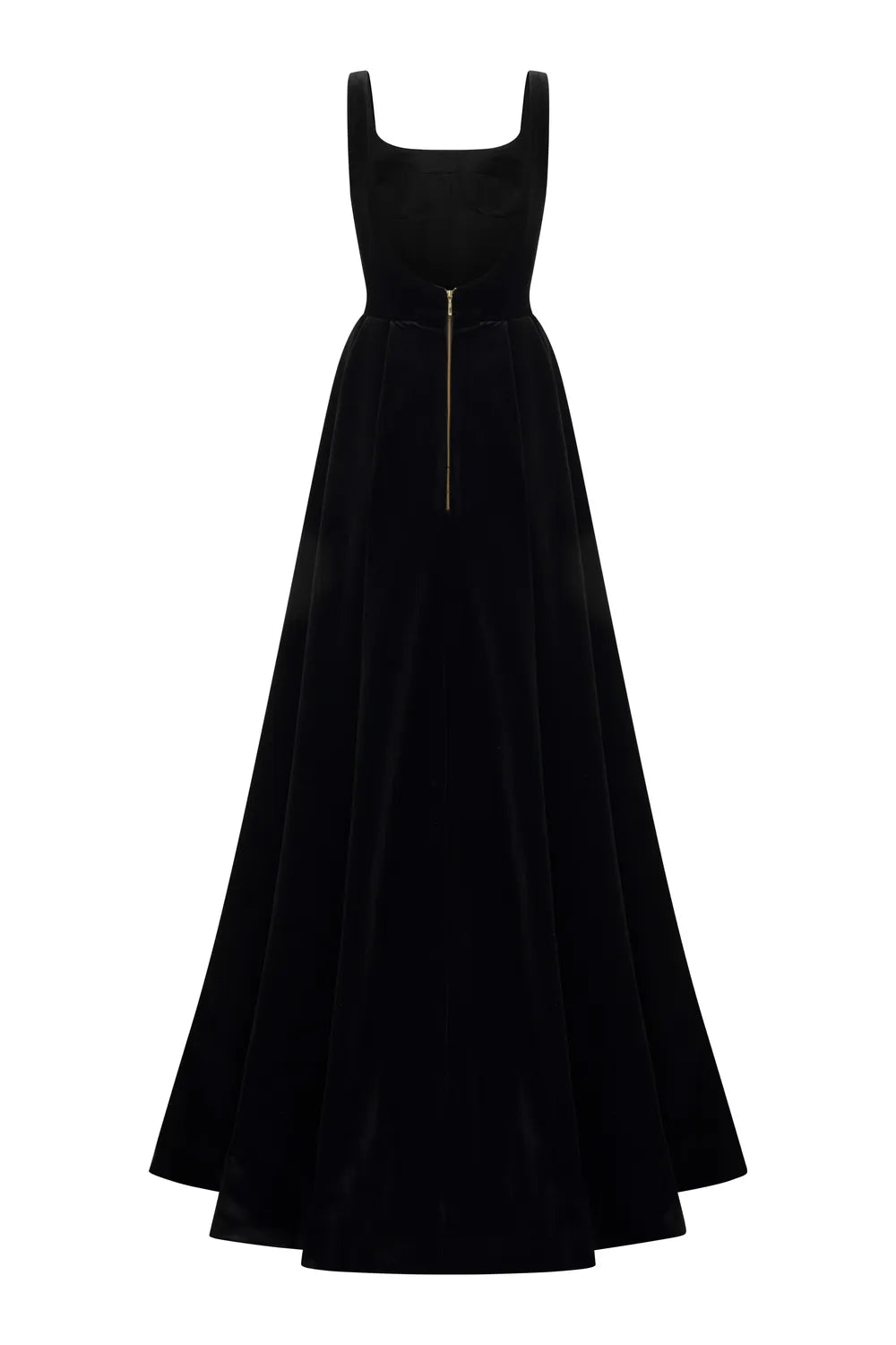 U-Neck Front Slit Dress