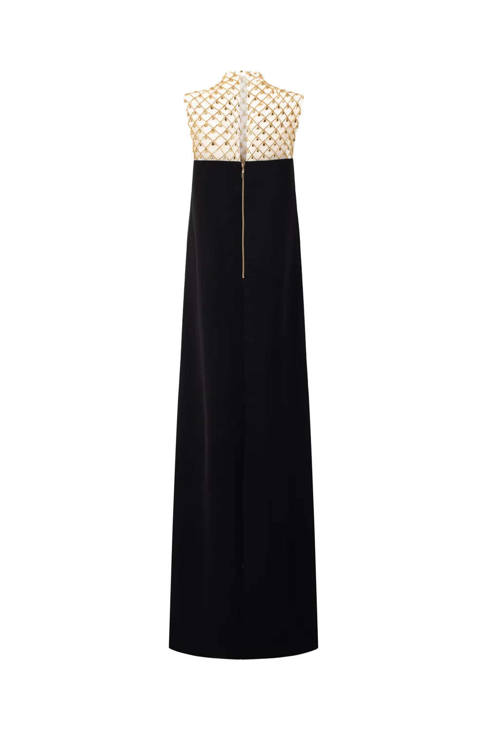 Sleeveless High Neck Dress