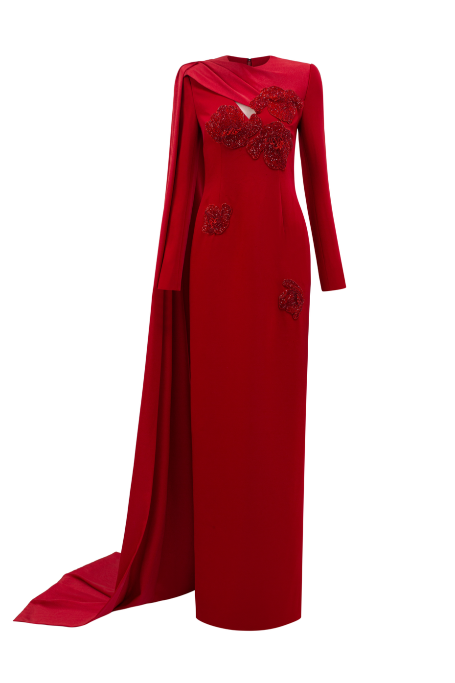 One Sided Flap Chest Cut-Out Dress